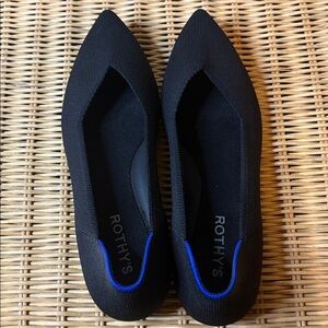 Rothy’s The Point II Black Women’s Size 7.5